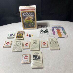 House of Danger Board Game  Z-Man Games Choose Your Own Adventure‎ COMPLETE